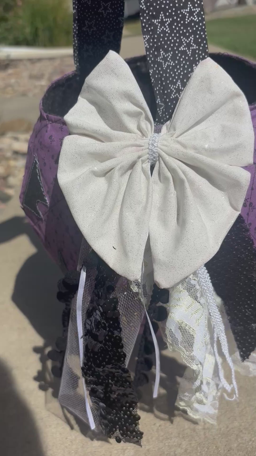 Skully Pumpkin Tote